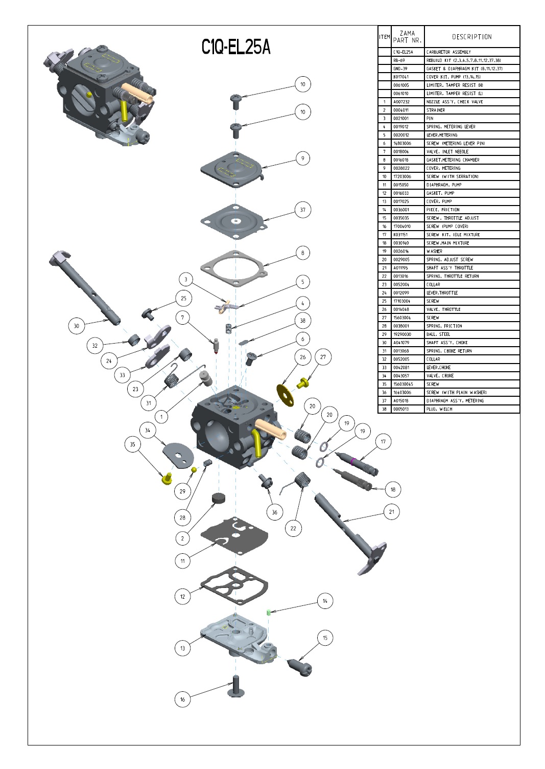 C1Q-EL25A | ZAMA Group