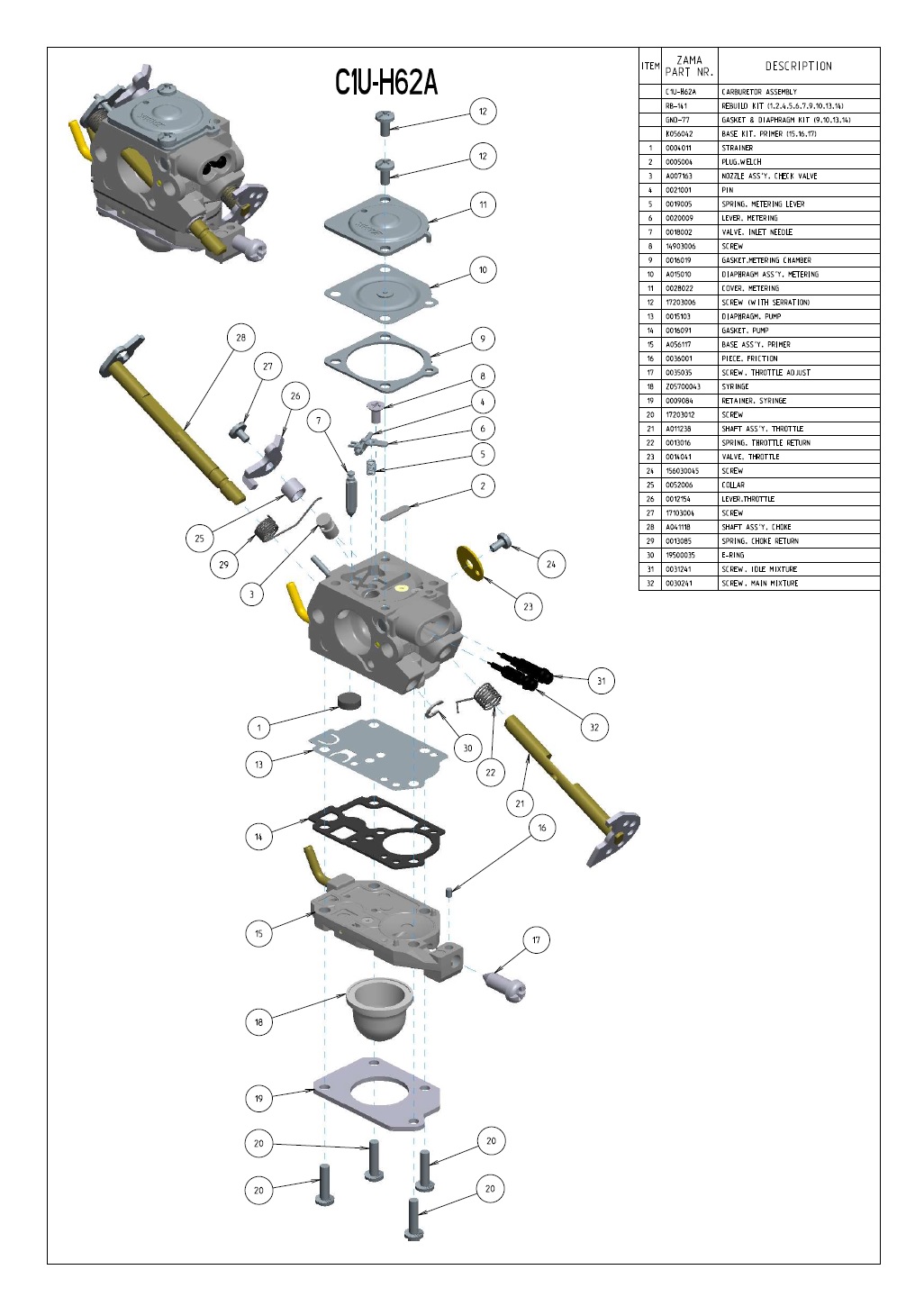 C1U-H62A | ZAMA Group